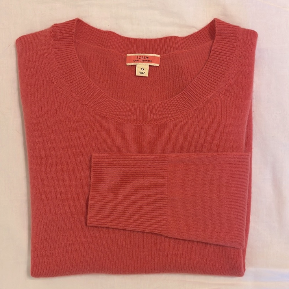 J. Crew 100% Cashmere Crewneck Sweater Like New!